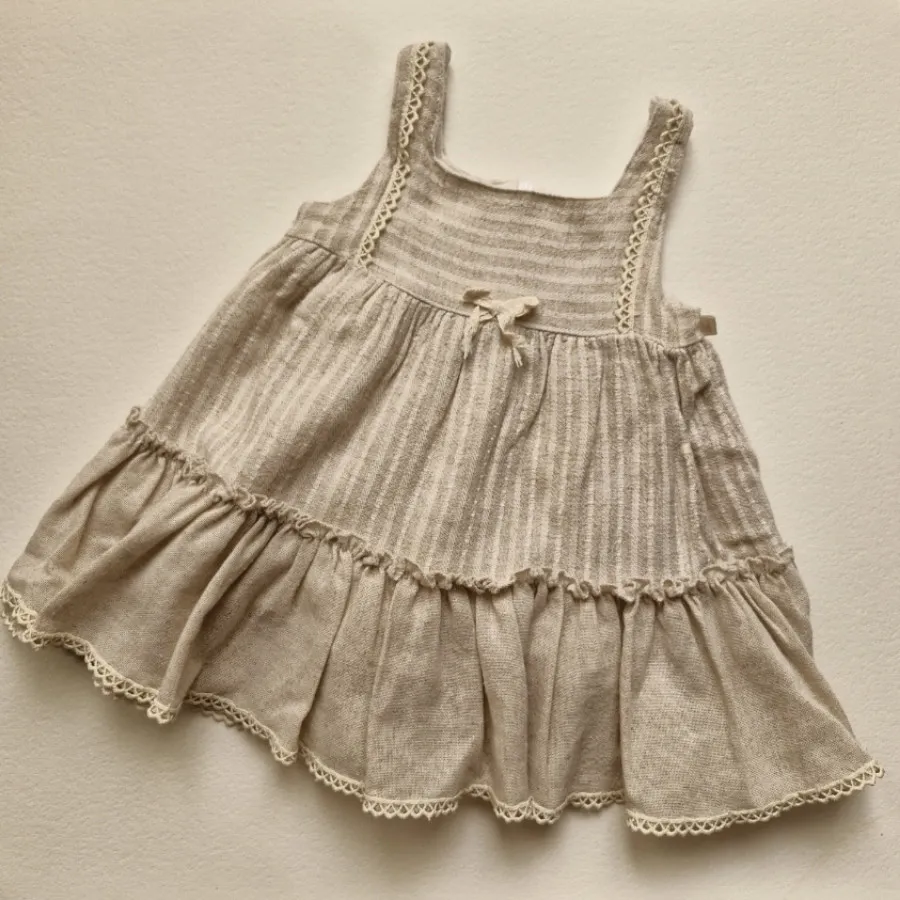 پیراهن لینن بچگانه