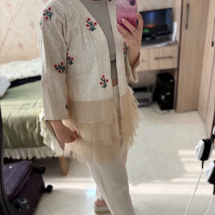 مانتو و شلوار لینن