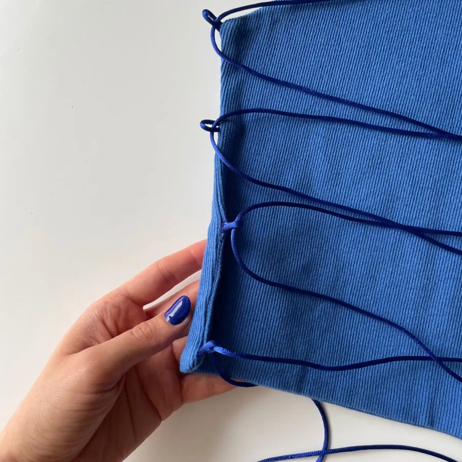 کراپ تاپ پشت بندی