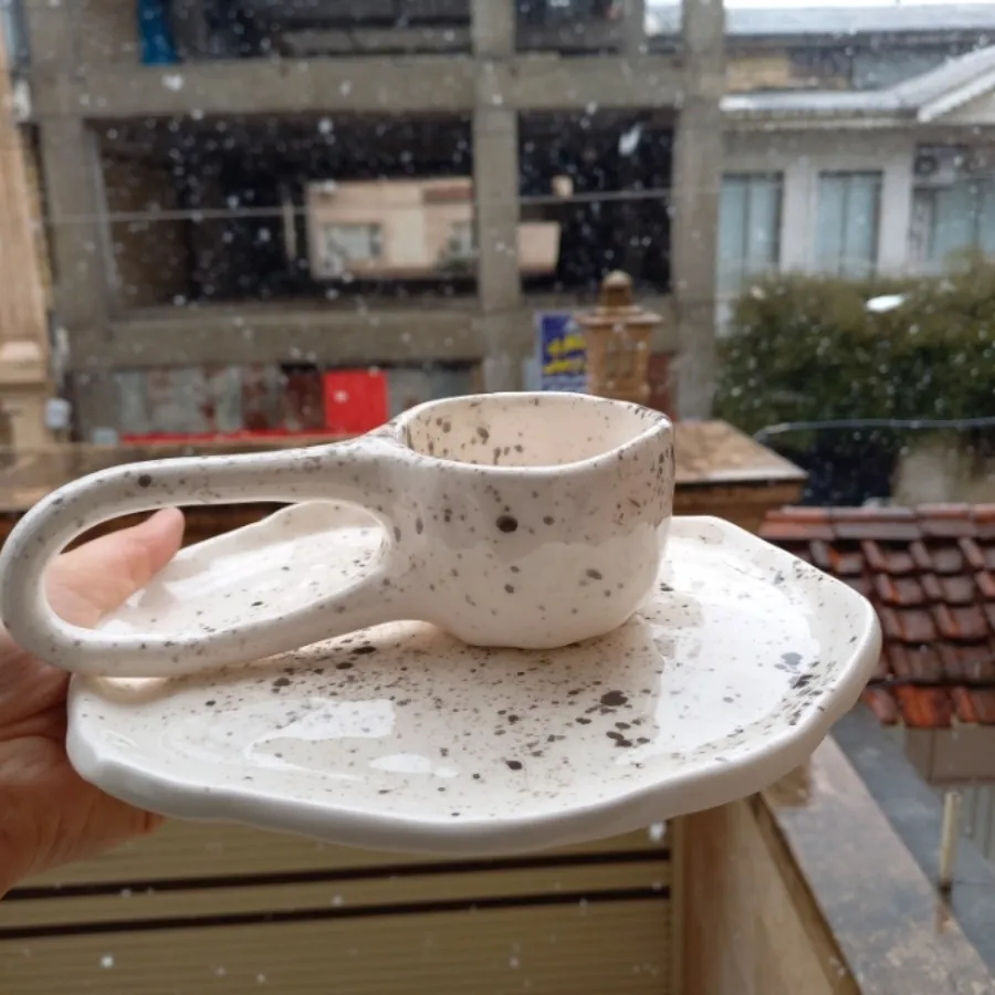 ست فنجون سرامیکی