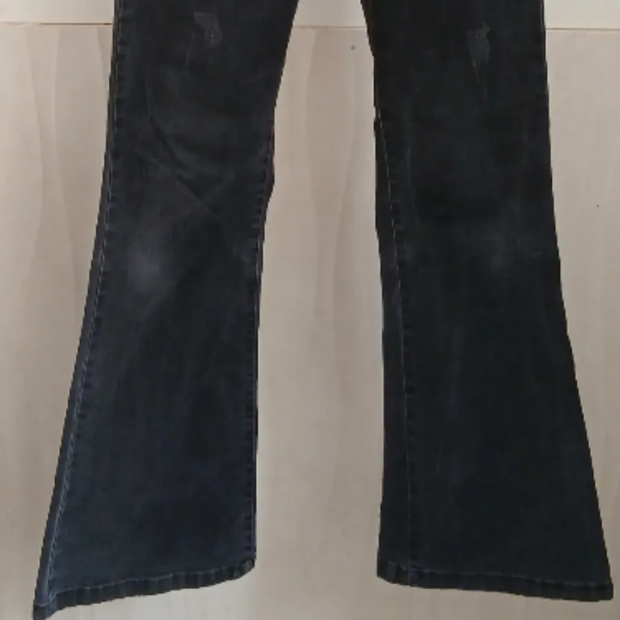 شلوار جین زغالی بوت کات