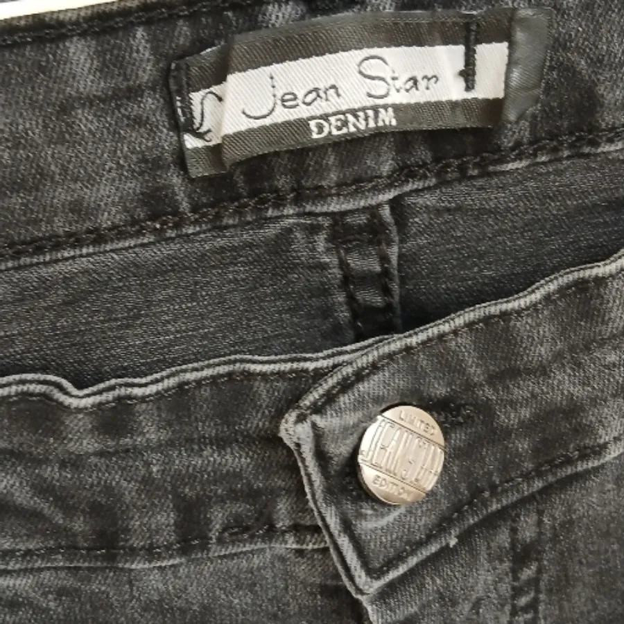 شلوار جین زغالی بوت کات