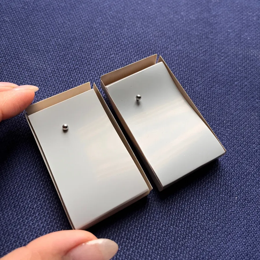 گوشواره نقره پشت گرد