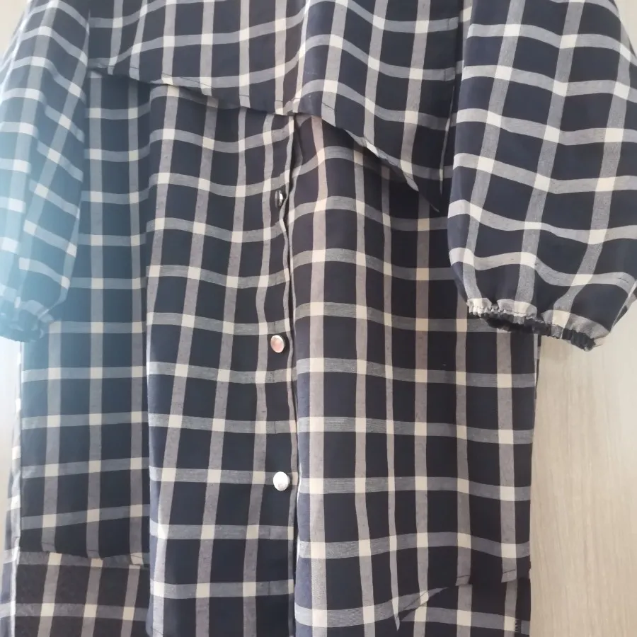 لباس مانتویی سرمه ای