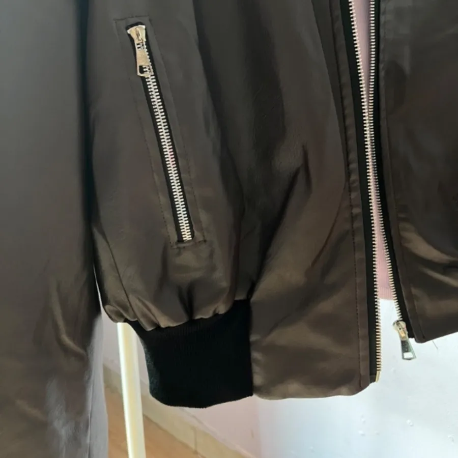 کت چرم قهوه ای