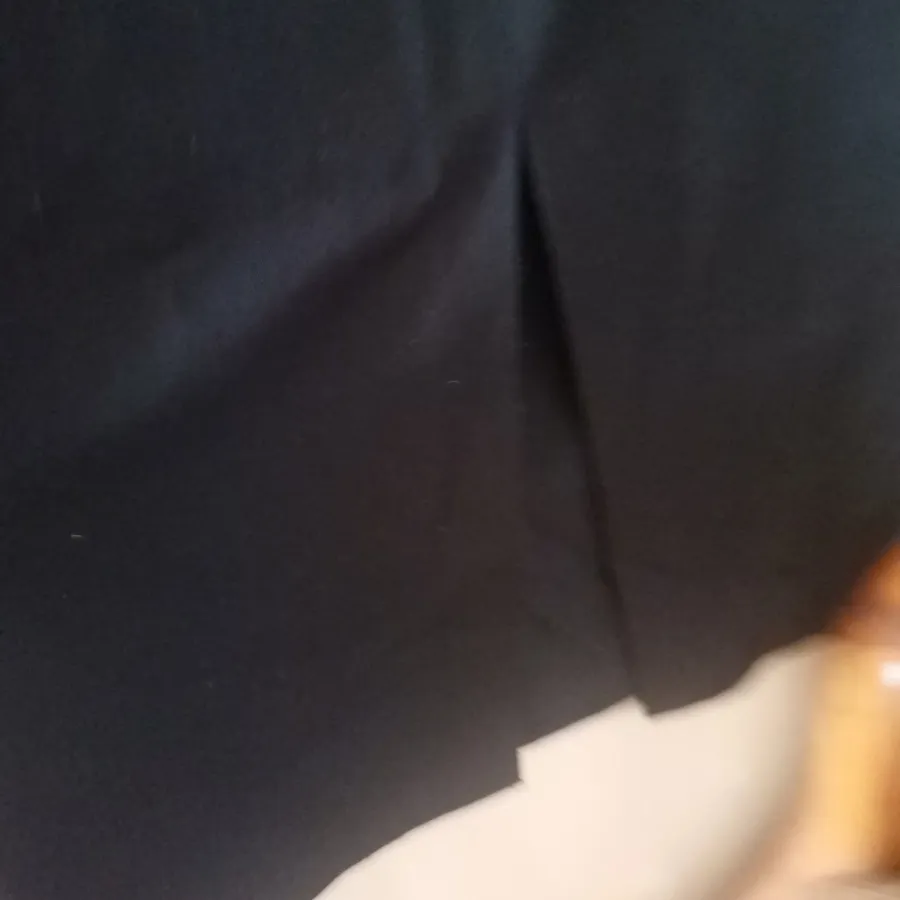 دامن مشکی کتان راسته