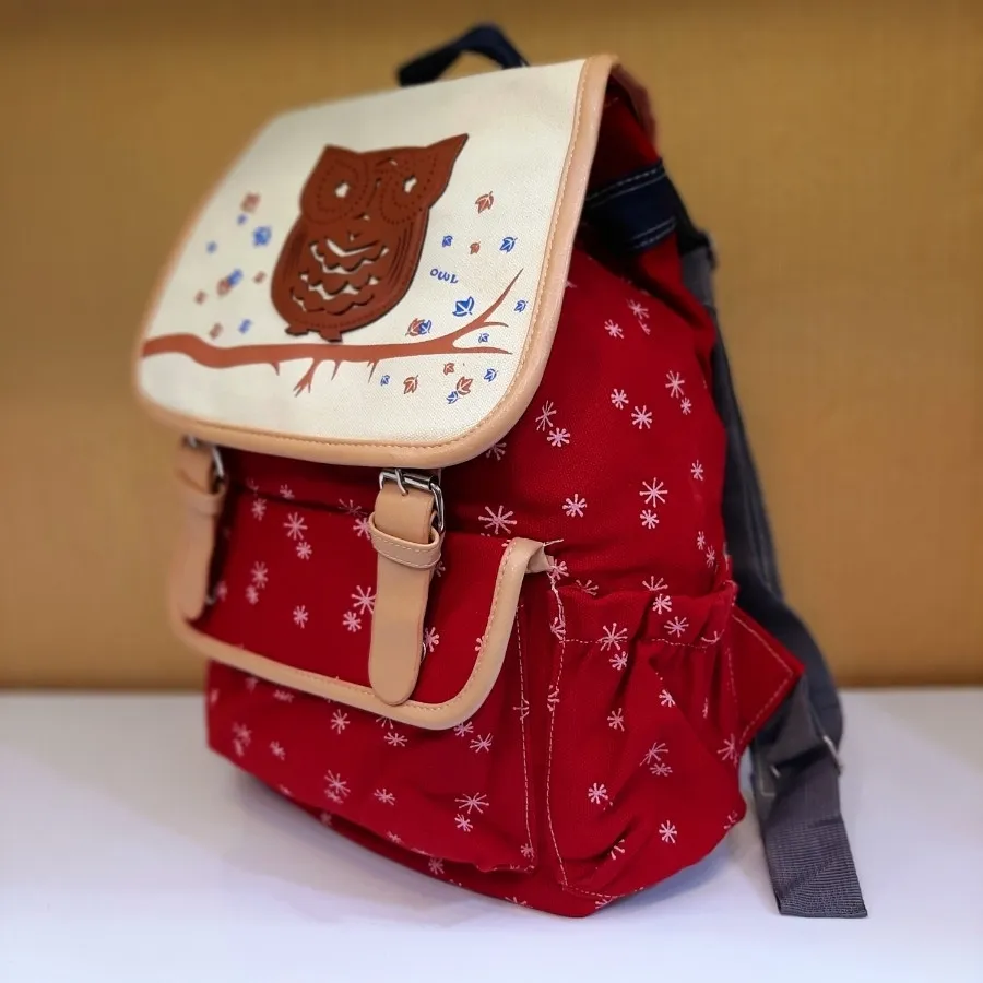 کوله پشتی جغدی قرمز