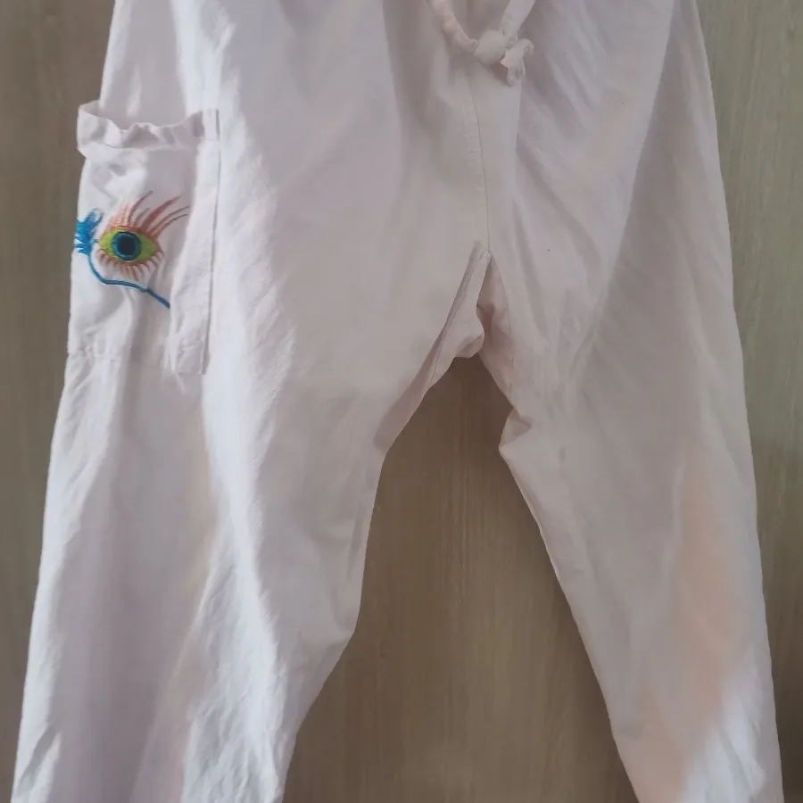 شلوار سفید نخی