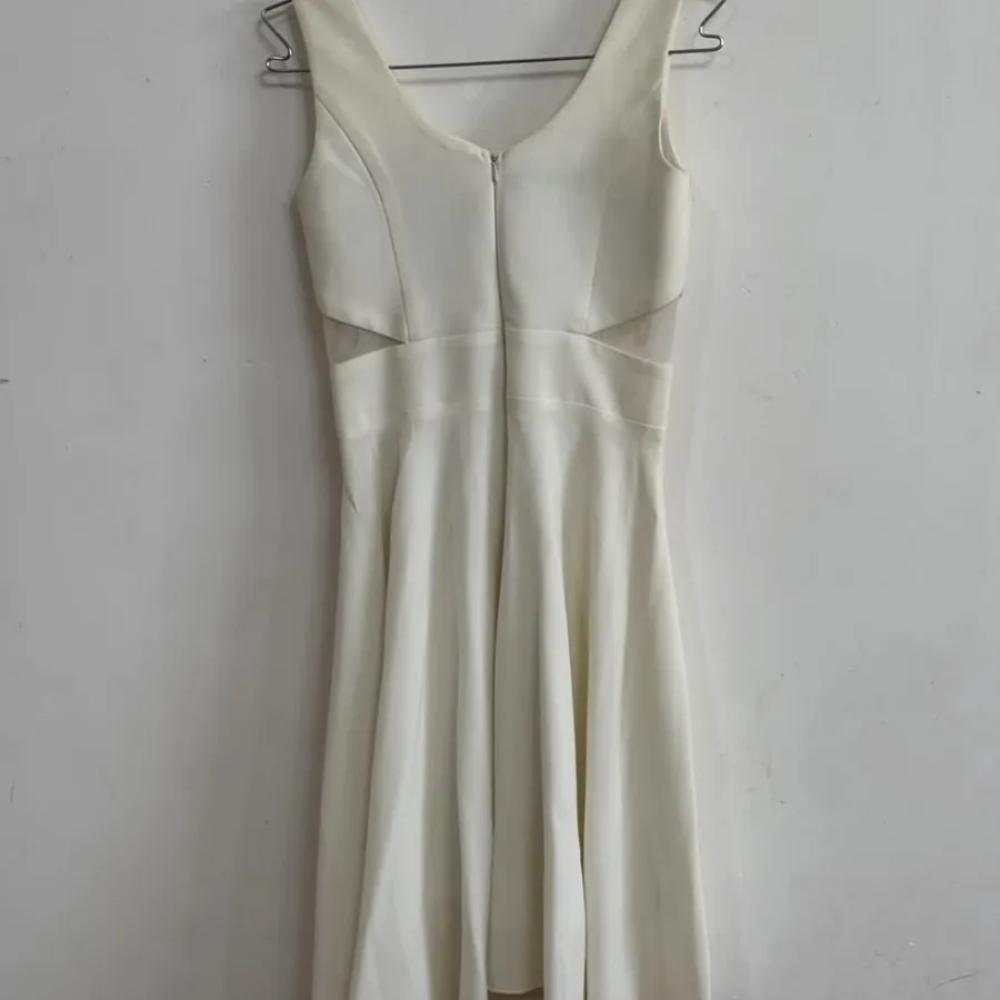 پبراهن مجلسی سفید کوتاه