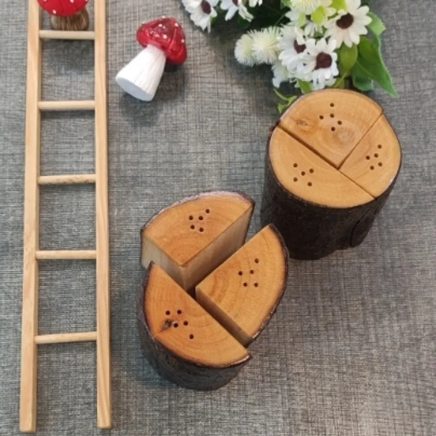 نمکدان چوبی