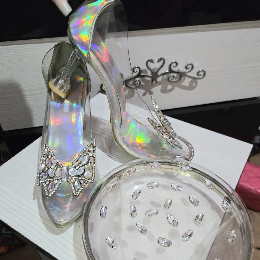 ست کیف وکفش مجلسی سیندرلا