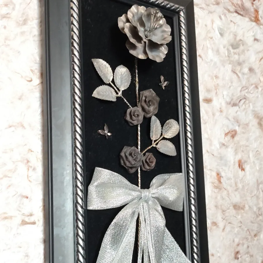 تابلو گل فلزی