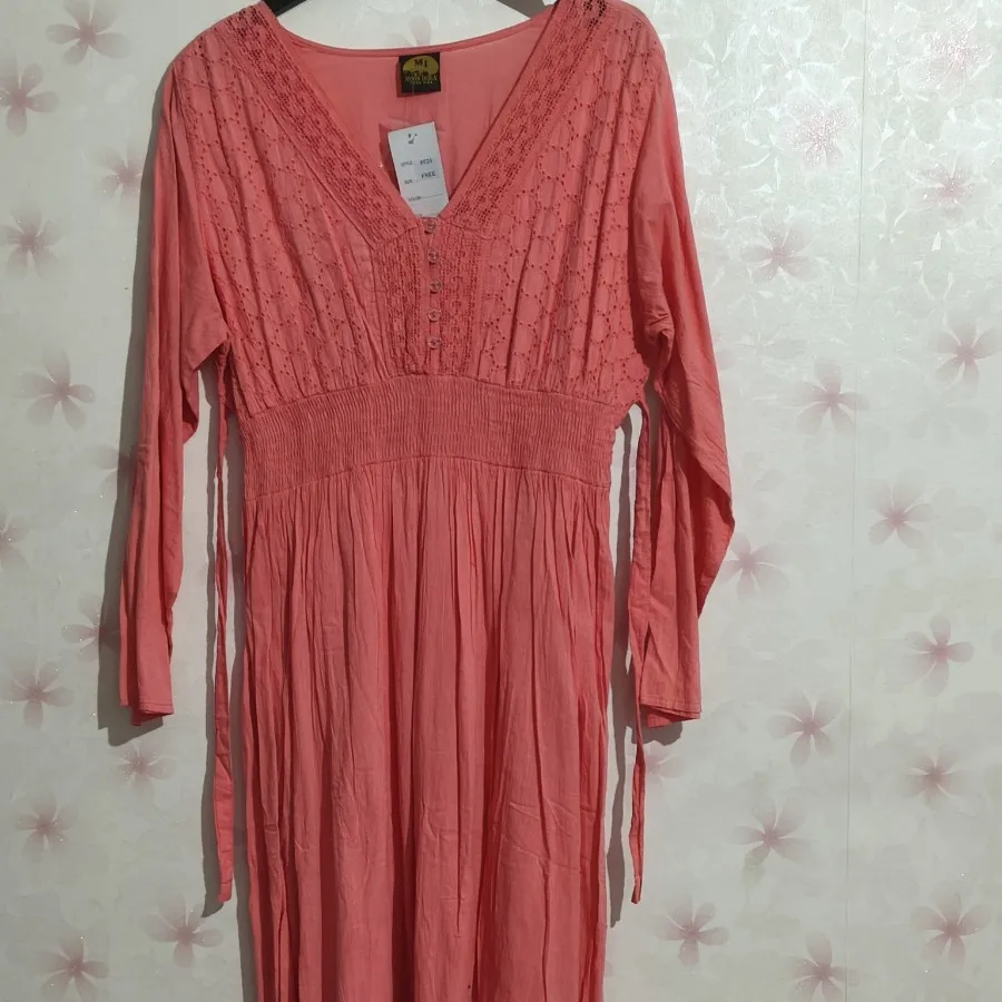 پیراهن نخی خانه دوری