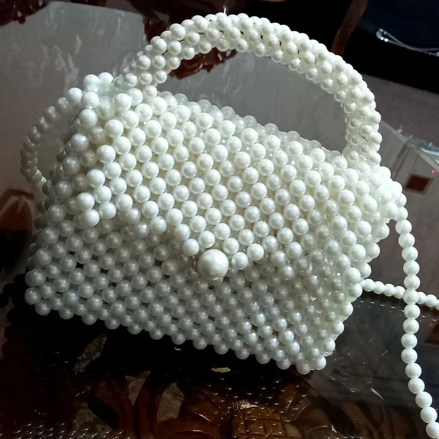 کیف مرواریدی دستبافت