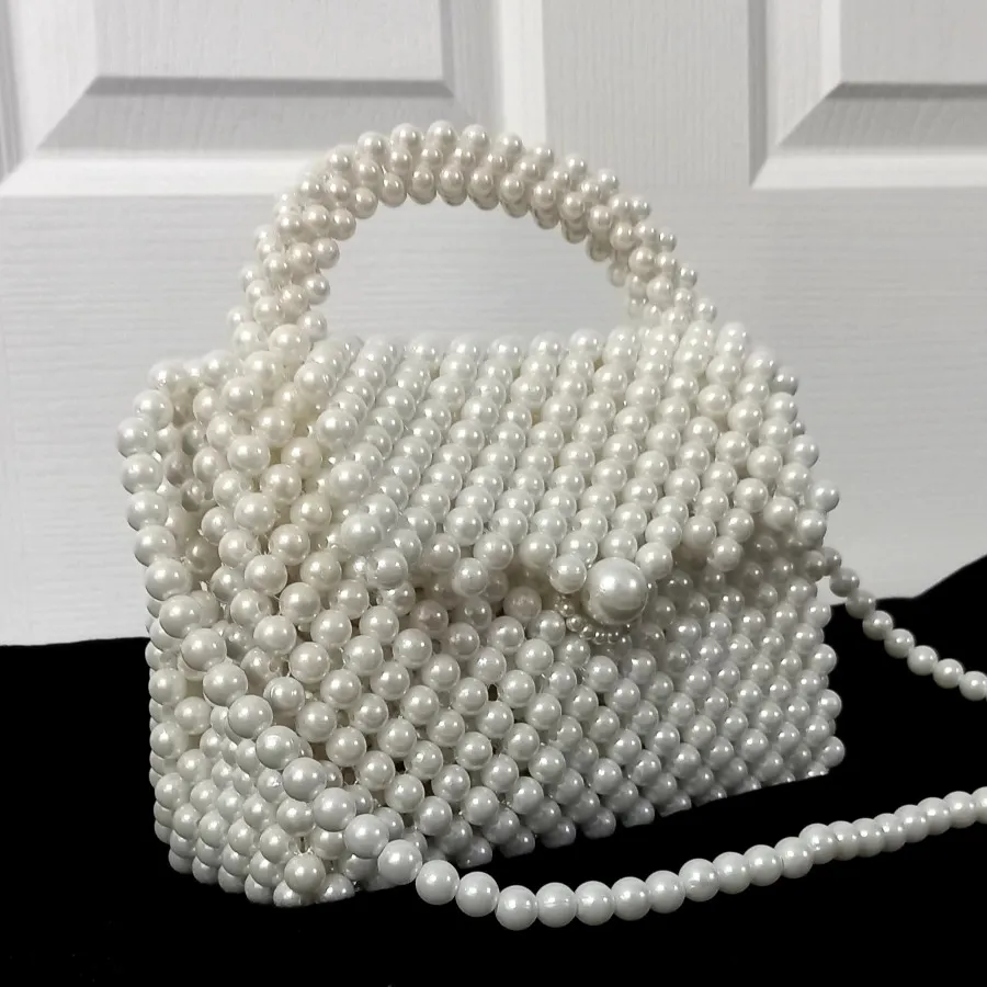 کیف مرواریدی دستبافت