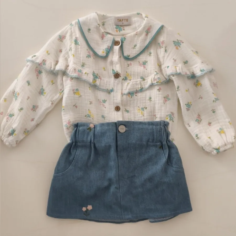 شومیز دخترانه موسلین