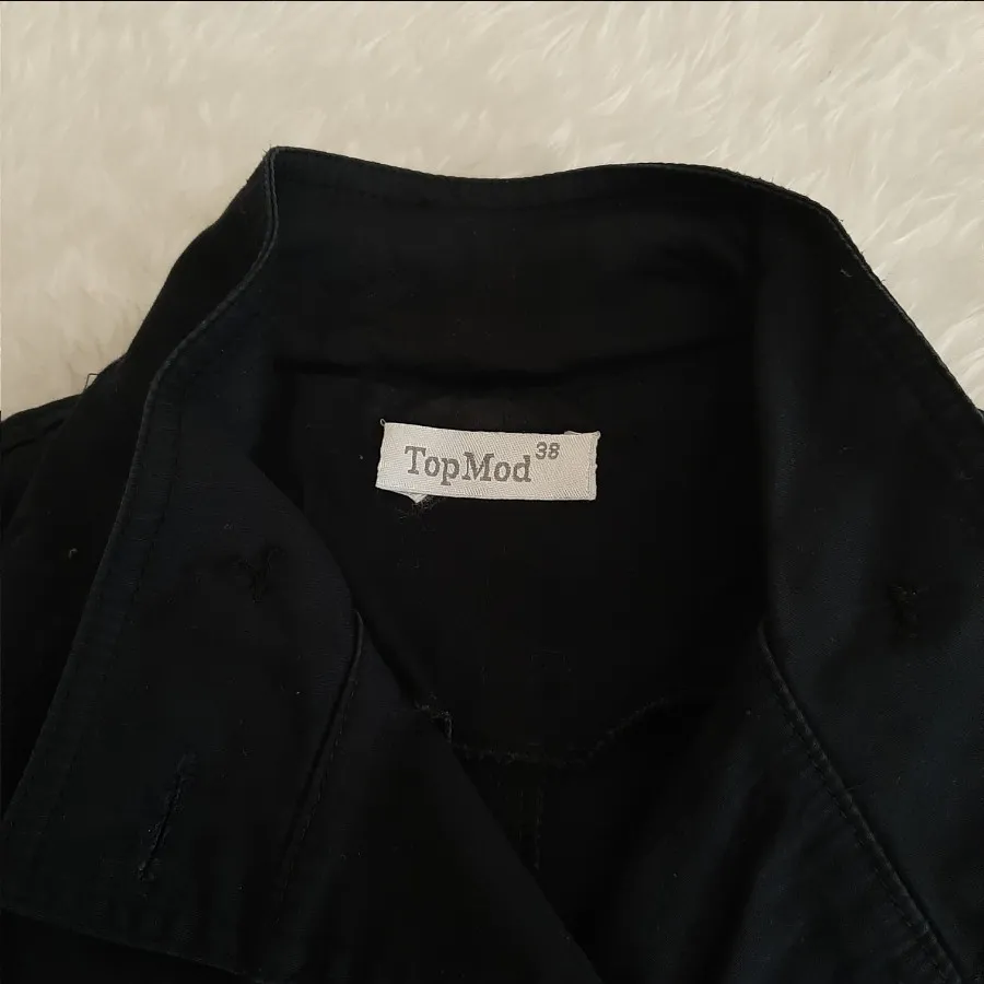 مانتو کتان یقه ایستاده