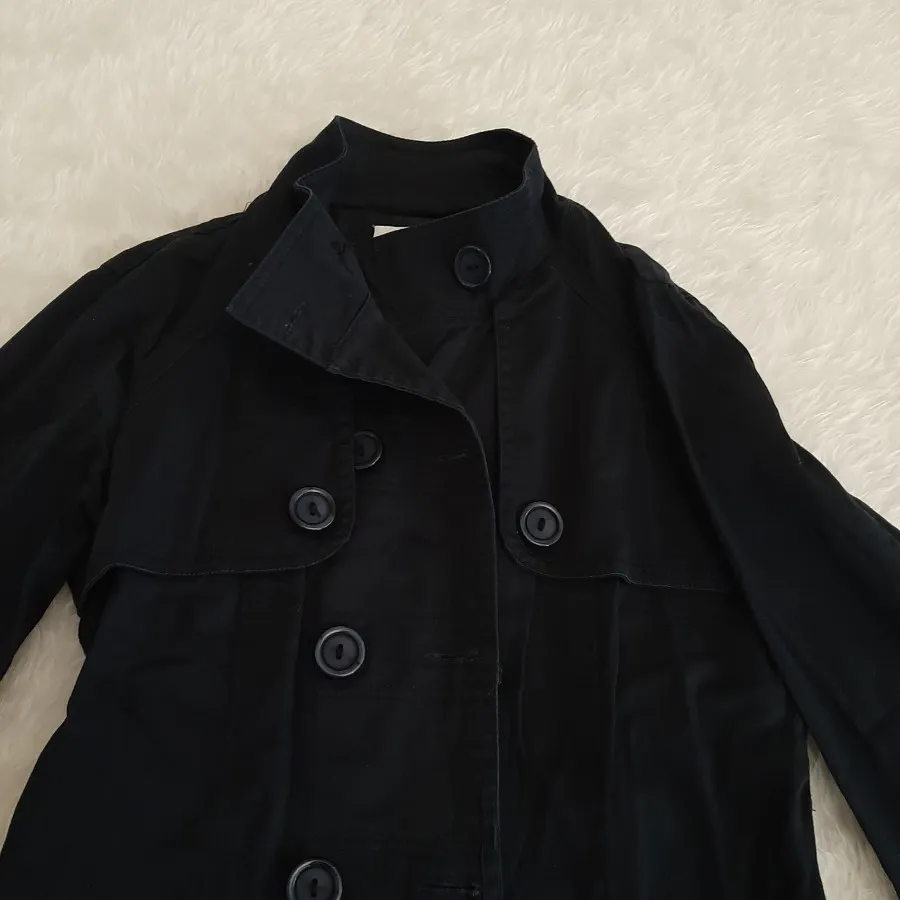 مانتو کتان یقه ایستاده