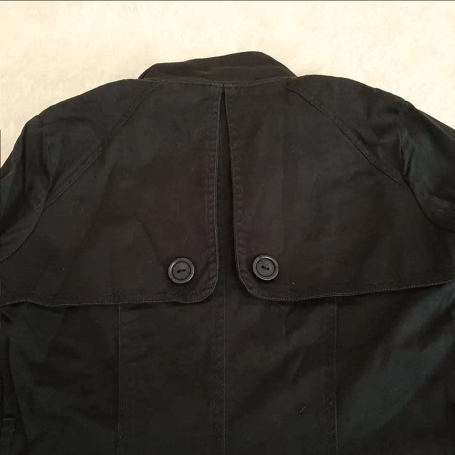 مانتو کتان یقه ایستاده