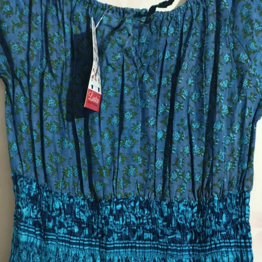 پیراهن نخی هندی