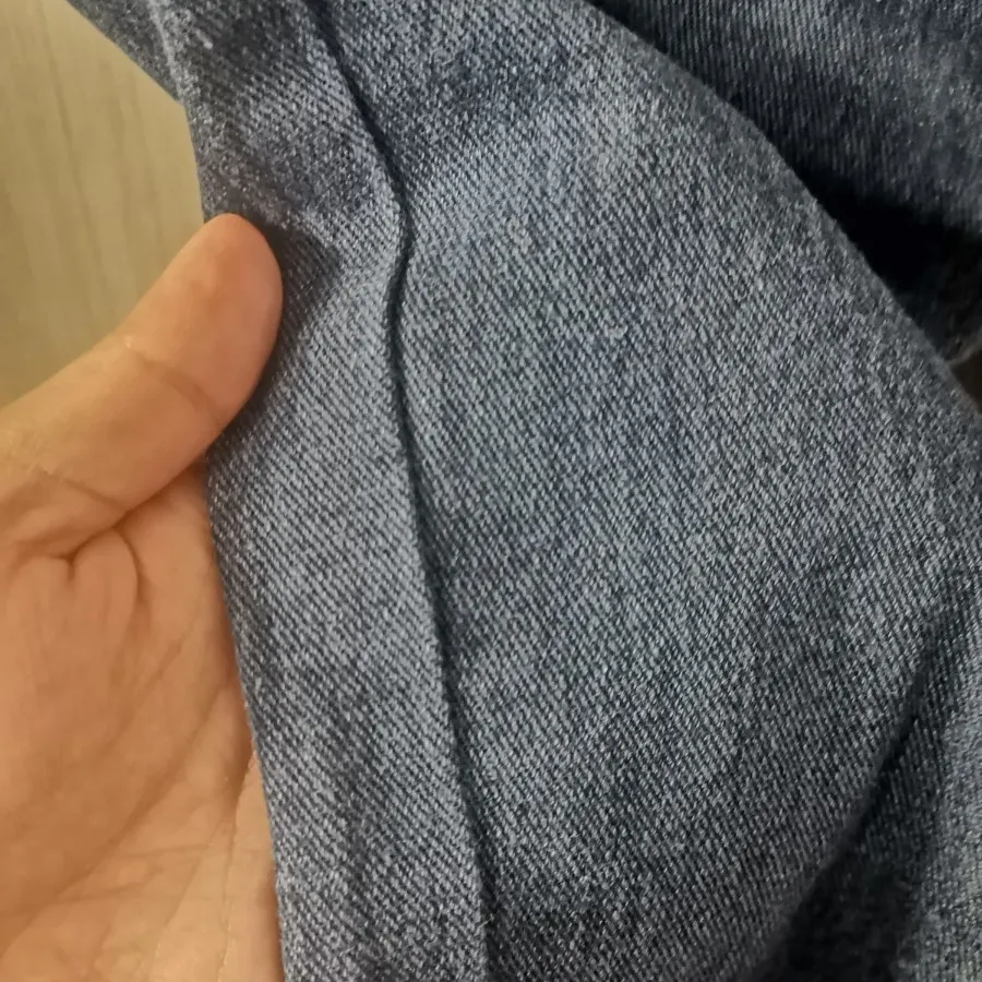 شلوار جین آبی ضخیم راسته