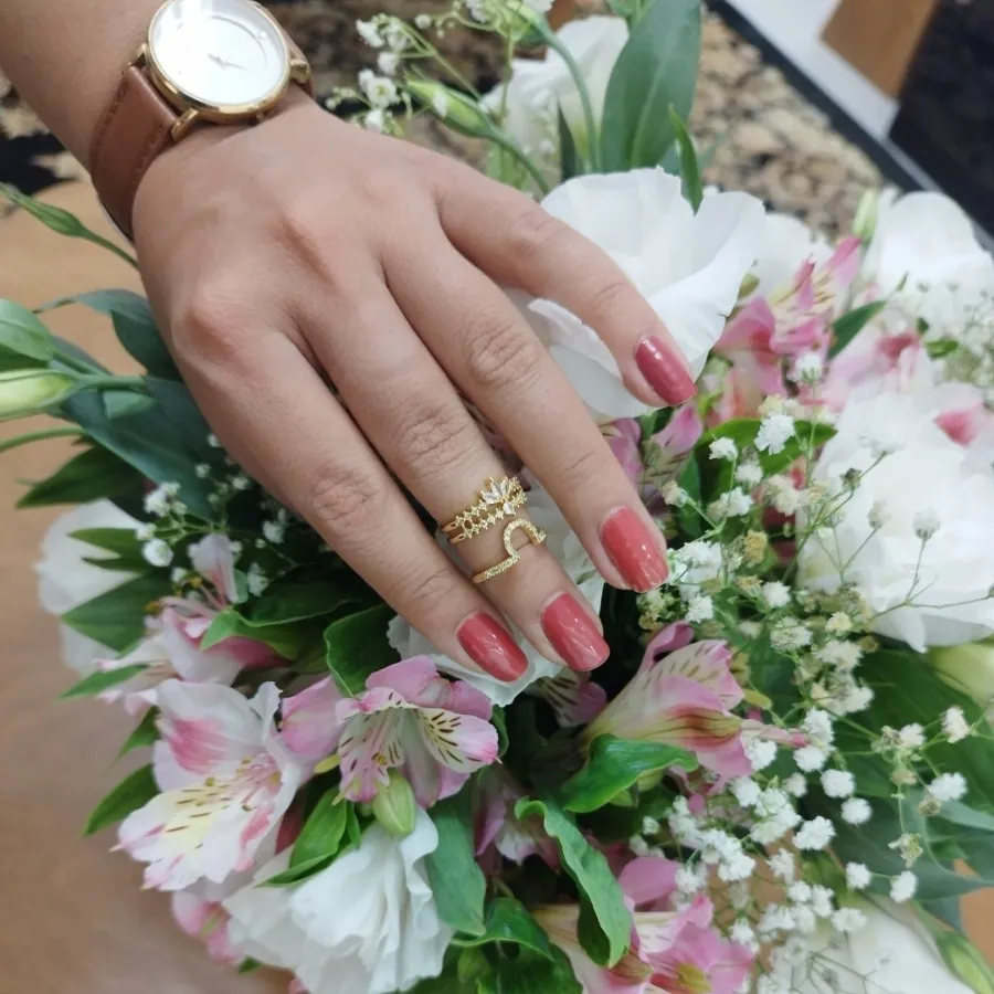 انگشتر طرح جواهر