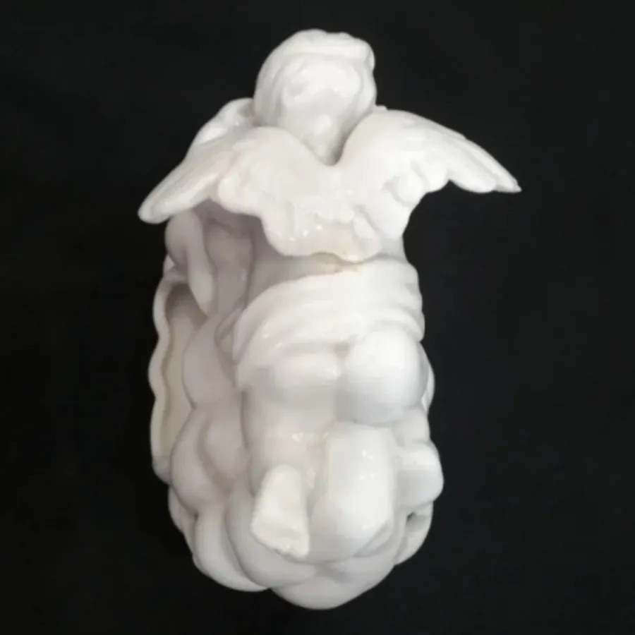 مجسمه پرسلین فرشته