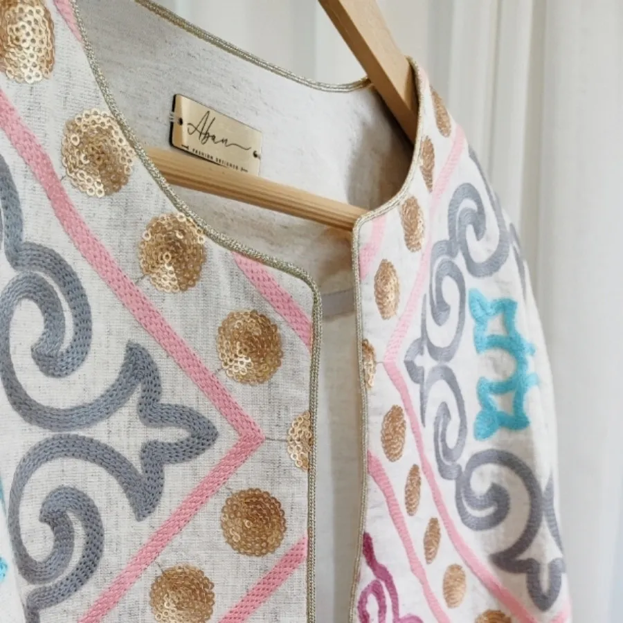 مانتو کتی سوزن دوزی