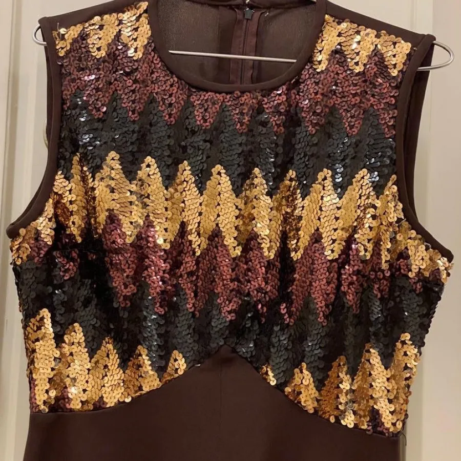 پیراهن قهوه ای ایتالیایی