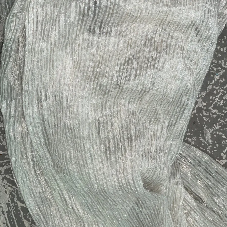 پرده پلیسه شاین دار