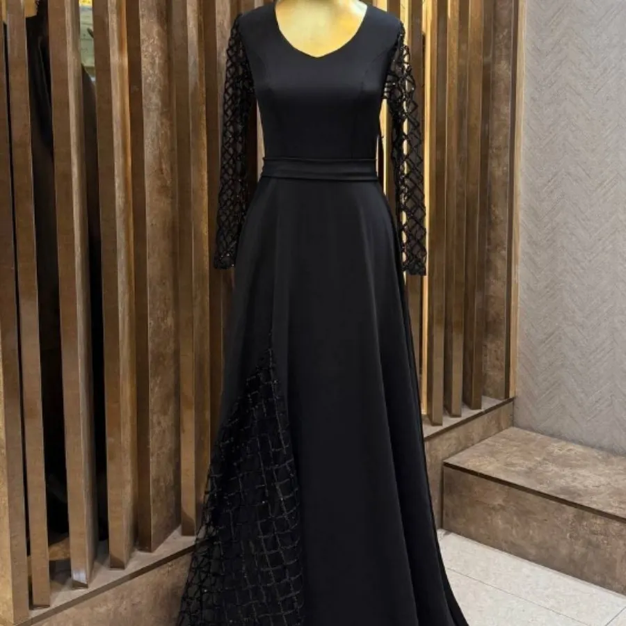 پیراهن مجلسی مشکی