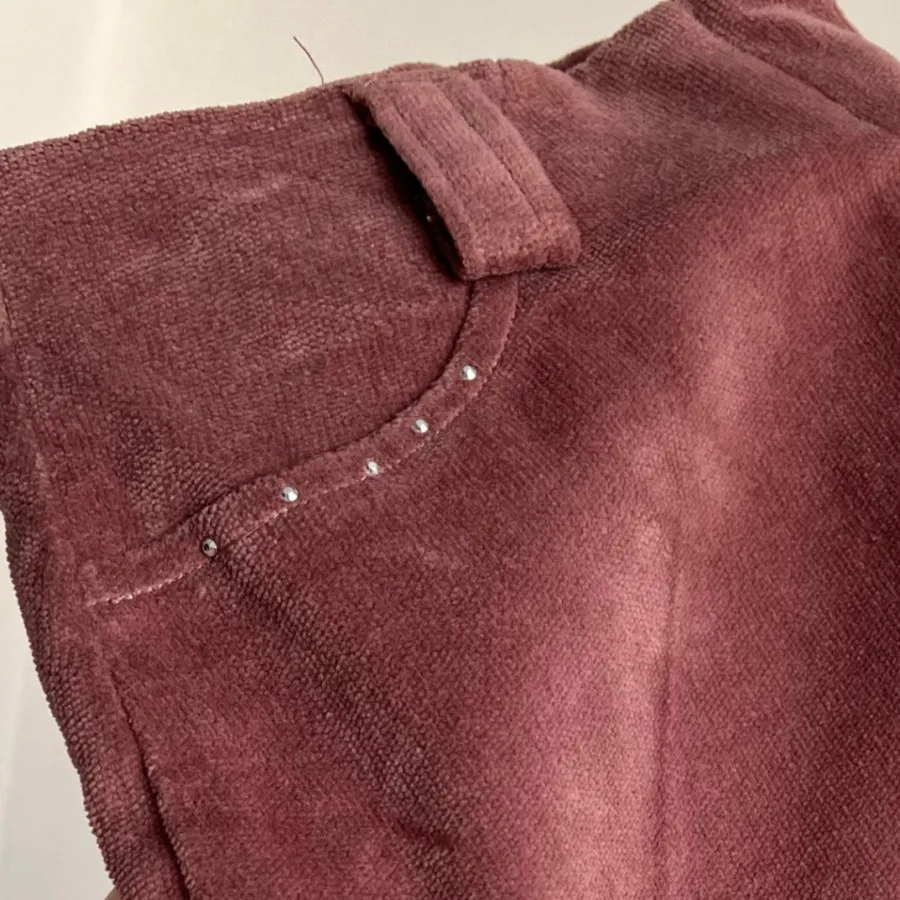 دامن مخمل کبریتی