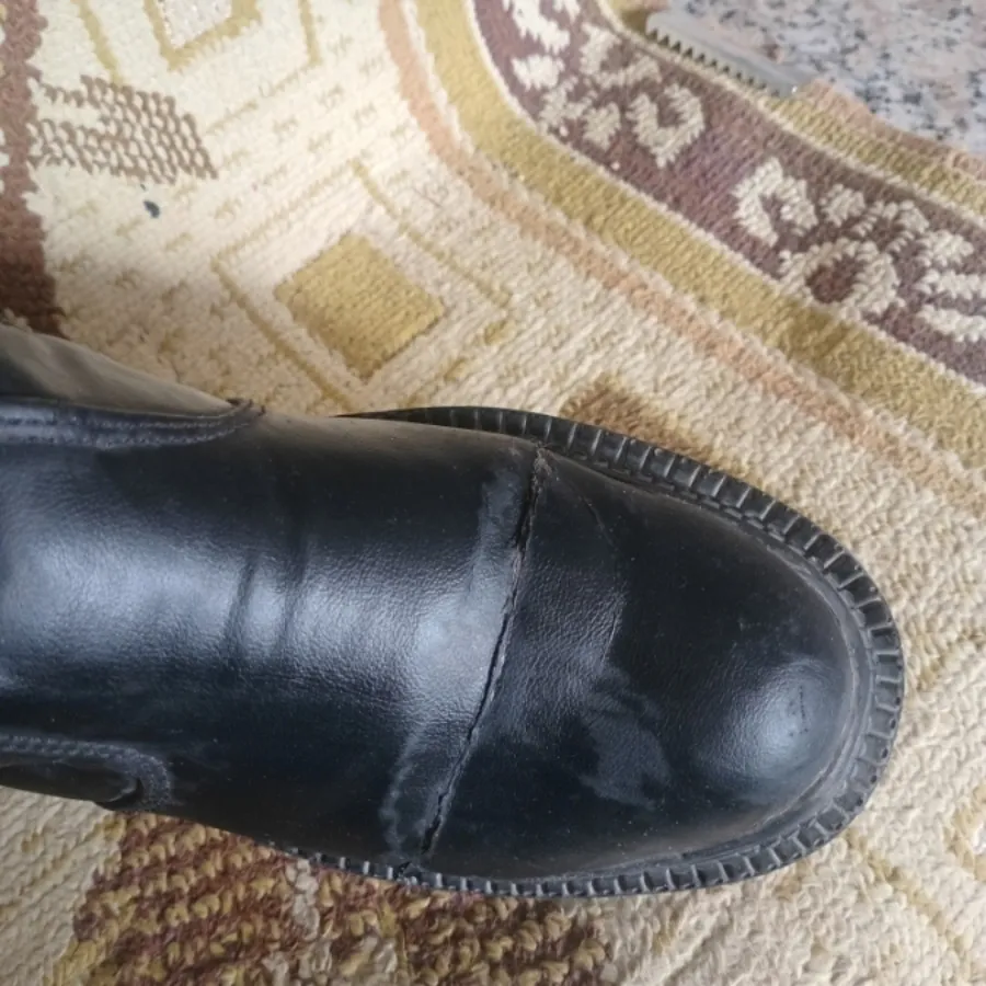 بوت مشکی ساق کشی