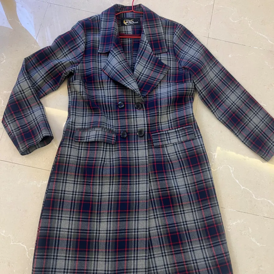 مانتو کتی یقه انگلیسی