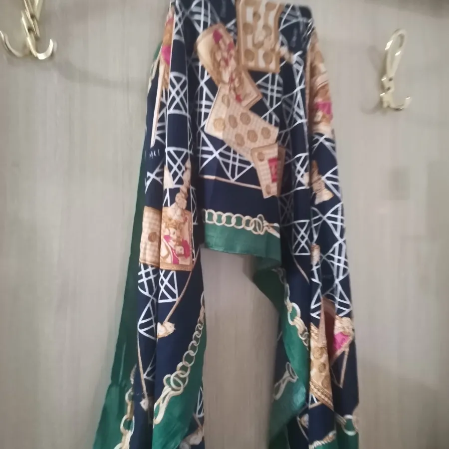 شال سرمه ای سبز دیور