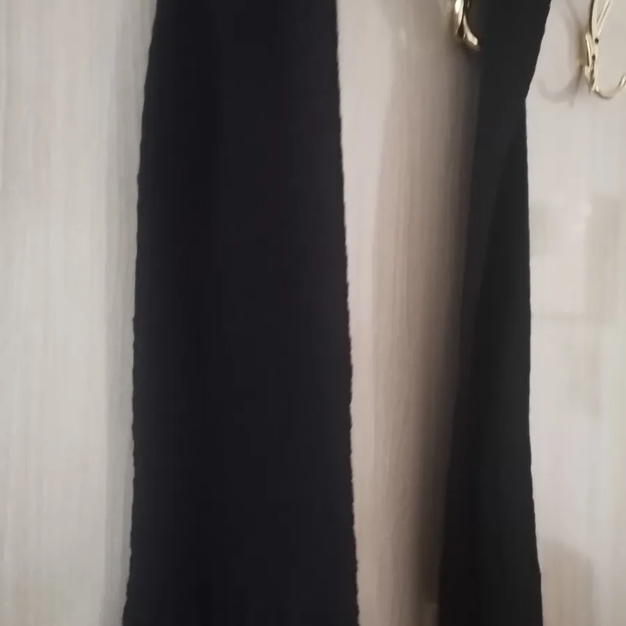 شال مشکی مردانه بلند ساده