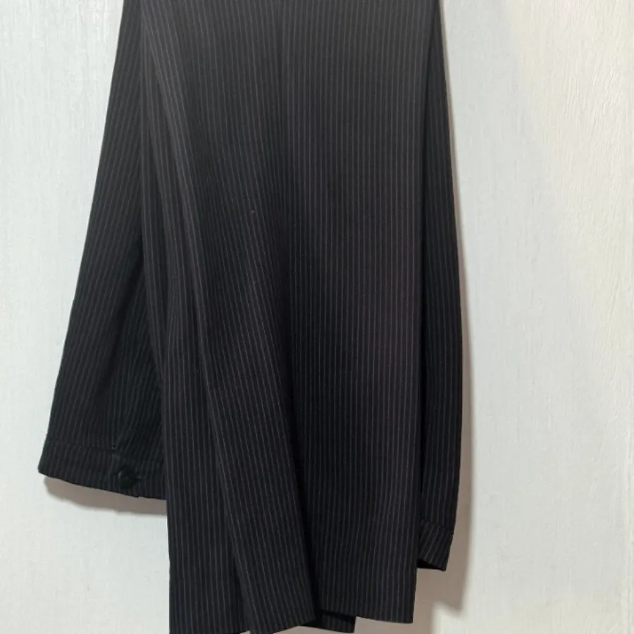 ست اداری سرمه ای راه راه