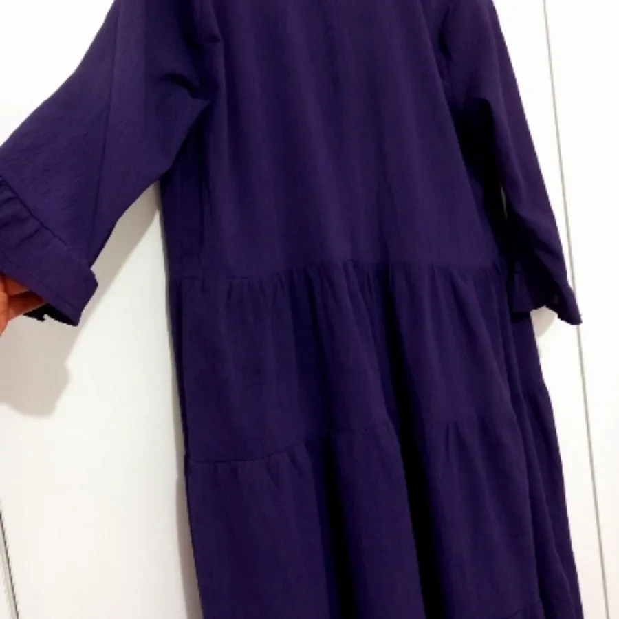 مانتو بنفش حریر