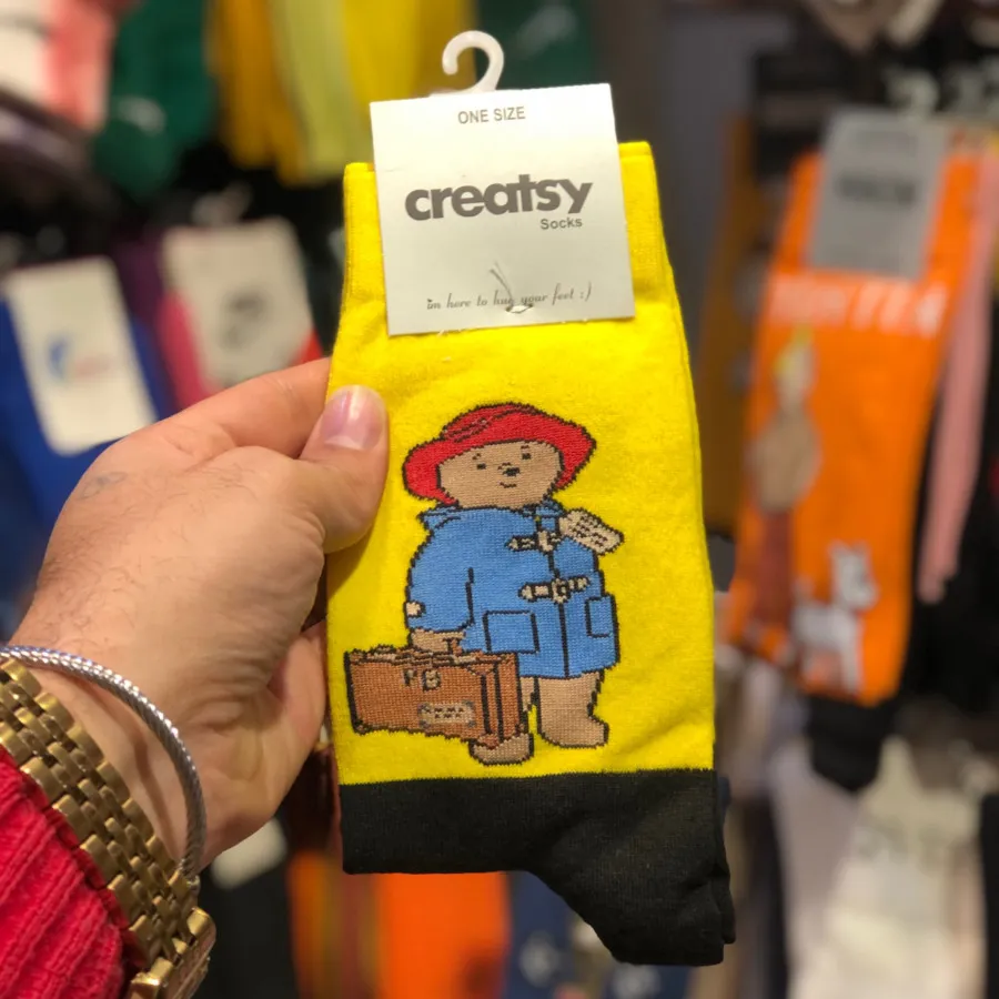 جوراب طرح دار کاستوم