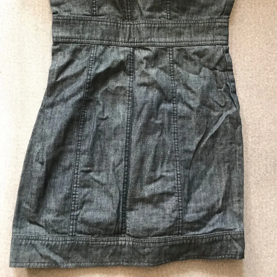 پیراهن جین دکلته کارشده