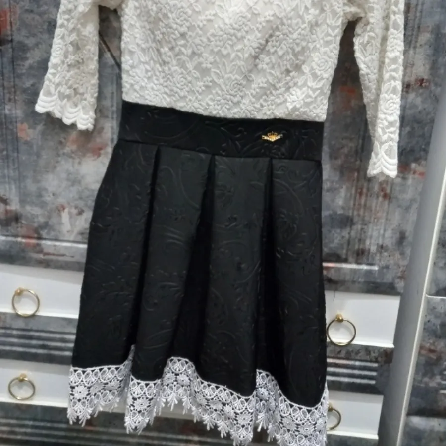 لباس مجلسی عروسکی گیپور