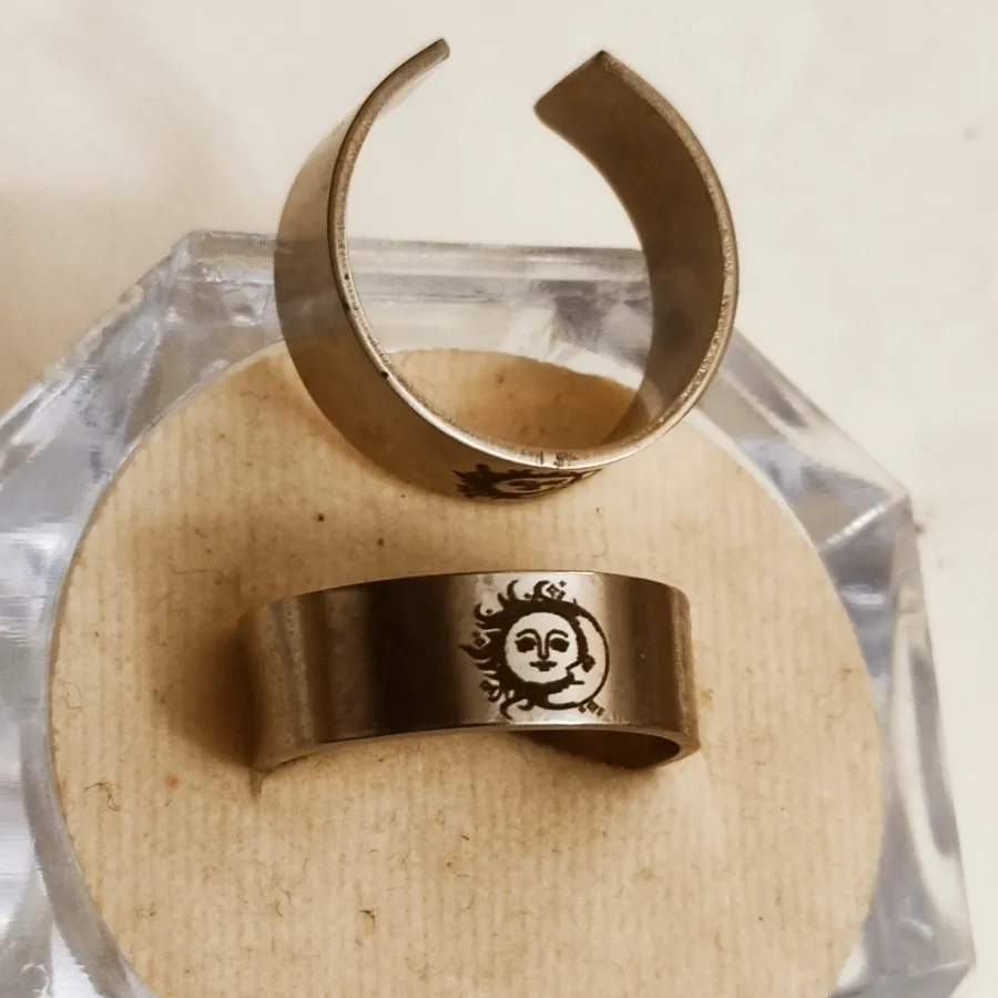 انگشتر خورشید استیل