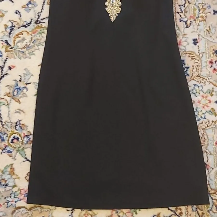 پیراهن کرپ سنگ کاری