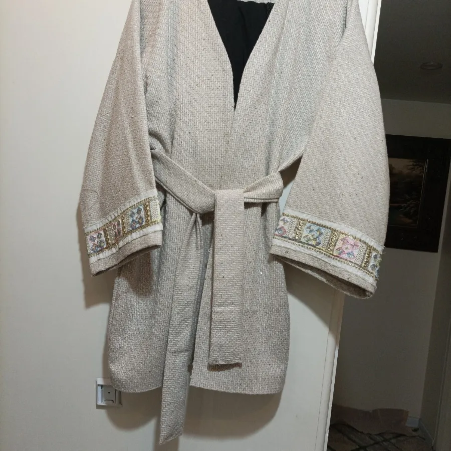 مانتو پاییزی لمه شاین دار