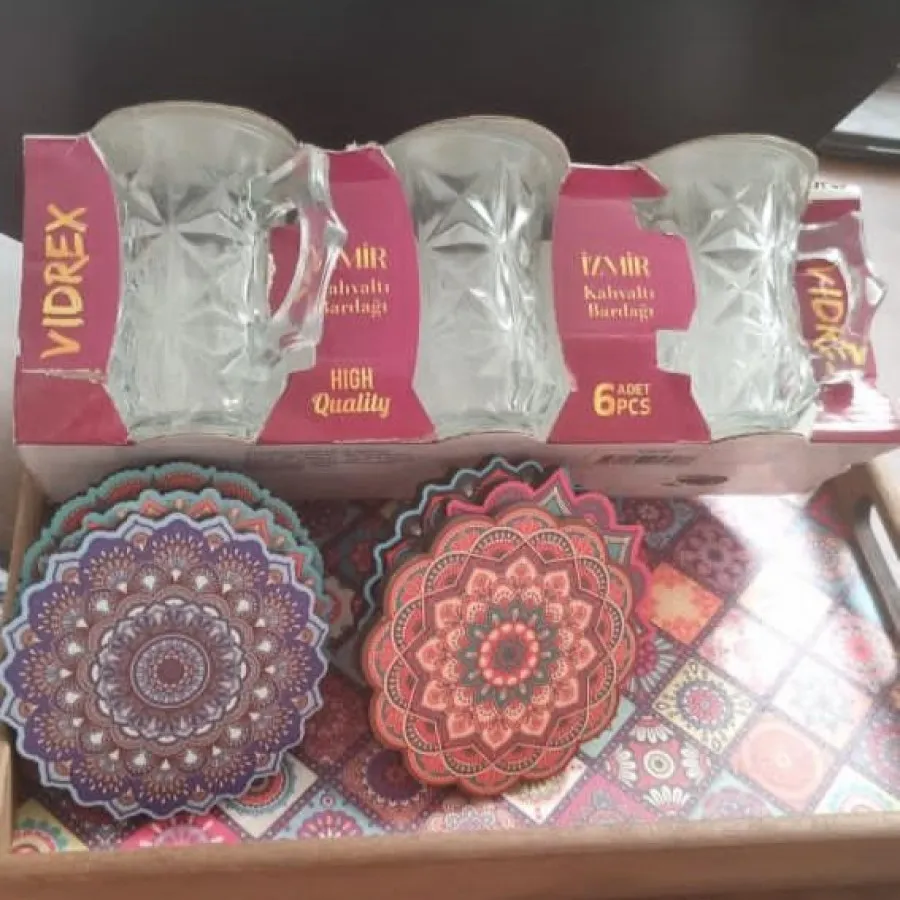 ست 13 پارچه استکان ترک