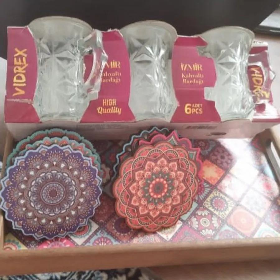 ست 13 پارچه استکان ترک