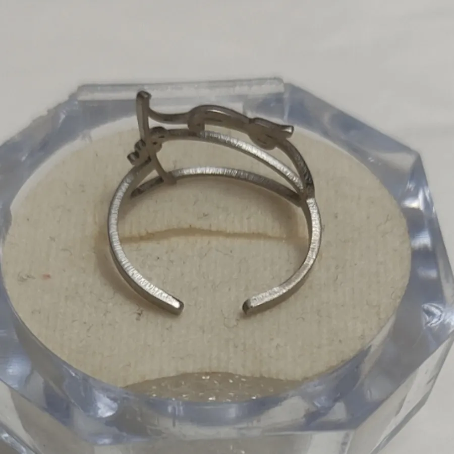 انگشتر استیل رنگ ثابت