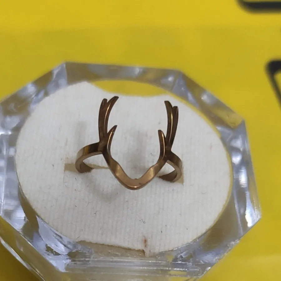 انگشتر شاخ گوزن،استیل