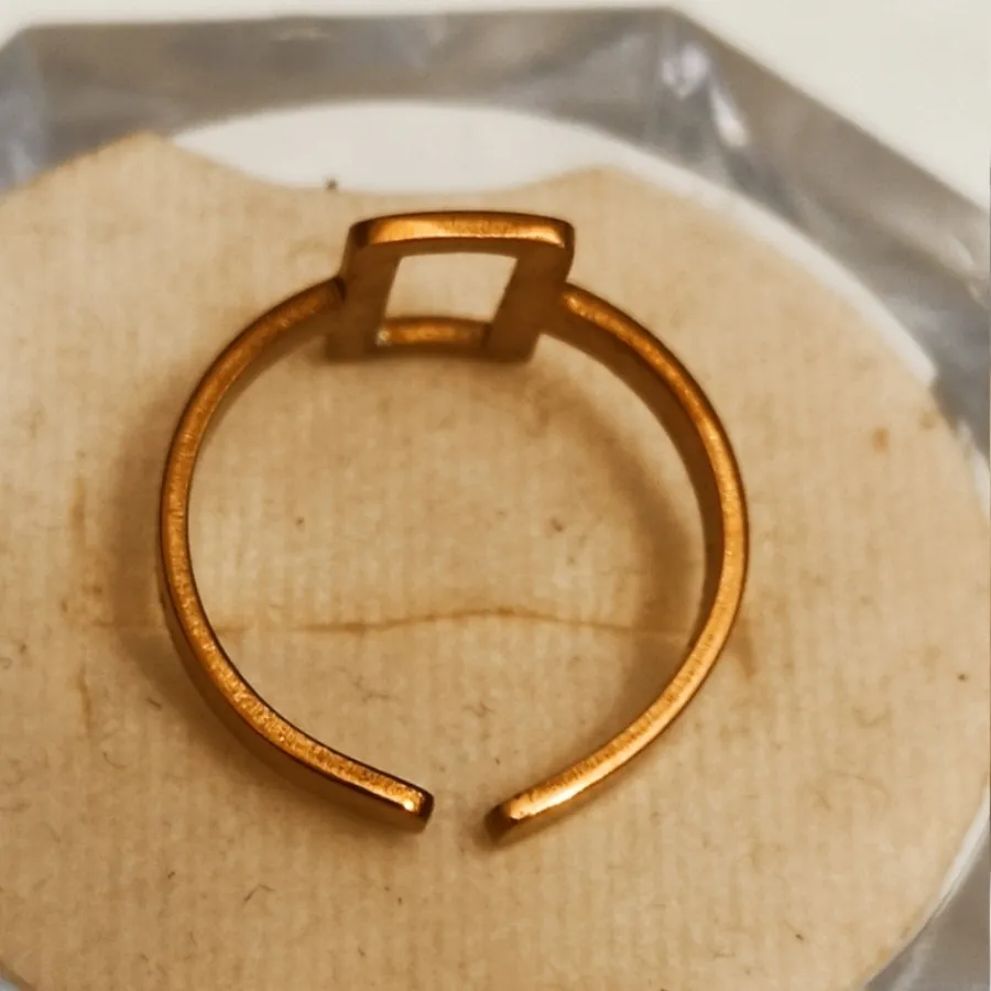 انگشتر استیل  کپی طلا