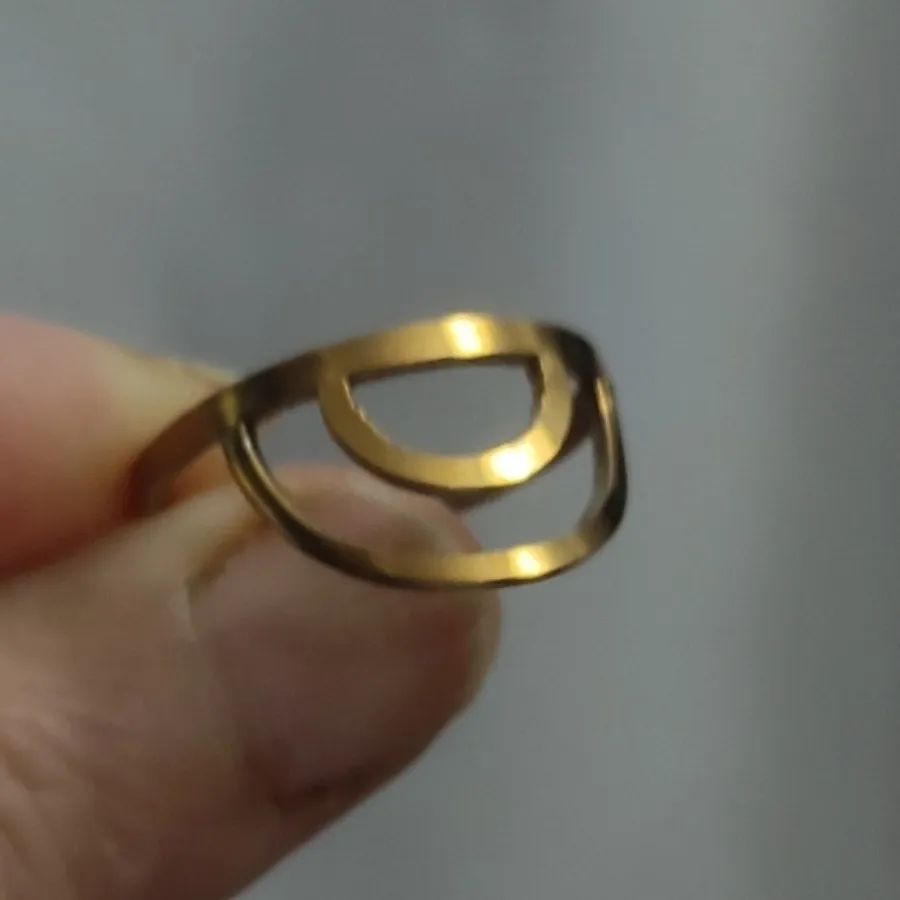 انگشتر استیل کپی طلا
